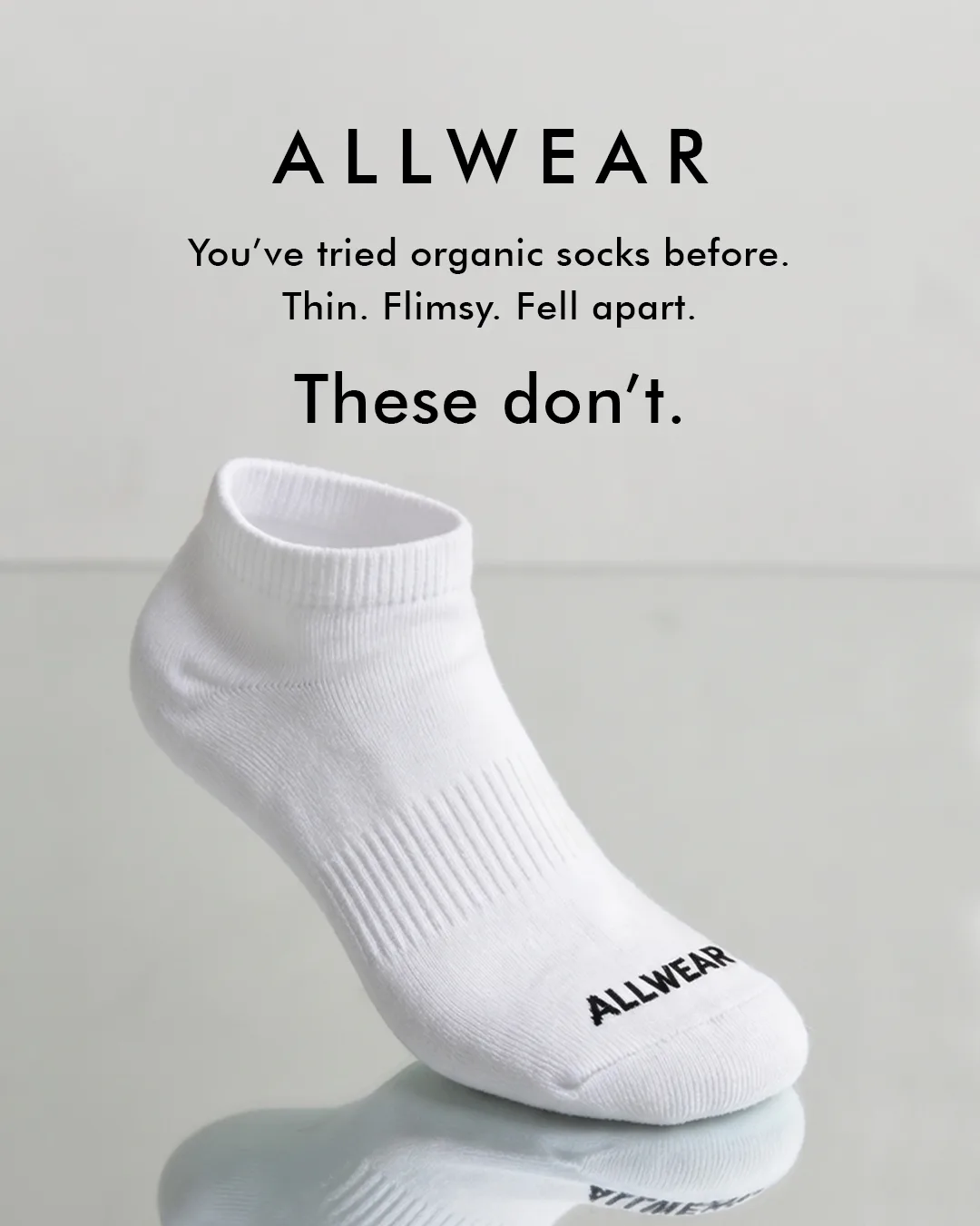 Socks · Static ad, EN
