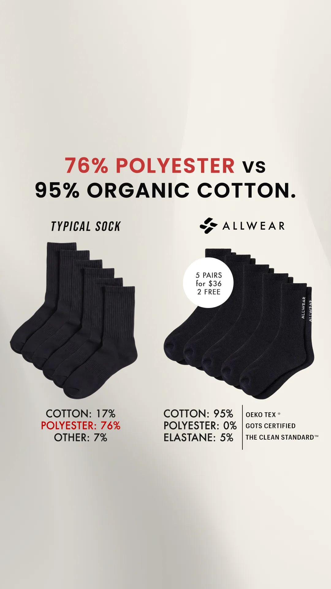 Socks · Static ad, EN